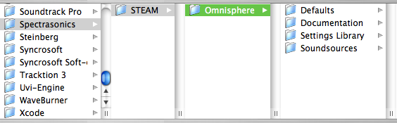 Steam folder is not writable omnisphere 2 mac